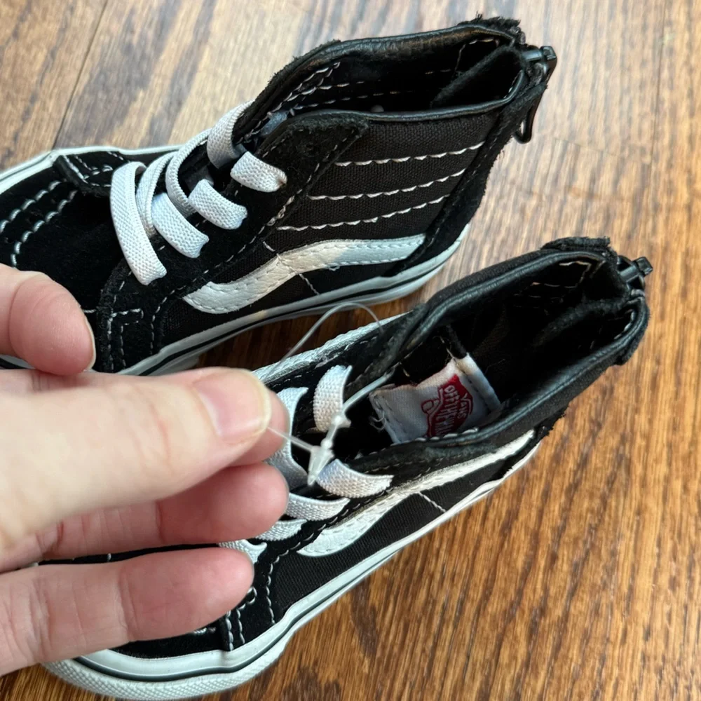 Vans Toddler Sk8-Hi Zip Shoe 4 - Picture 7 of 8
